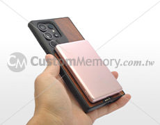 磁吸金屬行動電源 - 瑪格5號，吸上手機