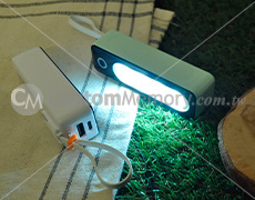 多功能行動電源 - 曜石3號，露營燈功能