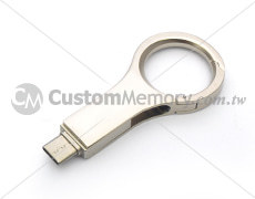客製化Type-C OTG隨身碟 - OTG扣環碟1號